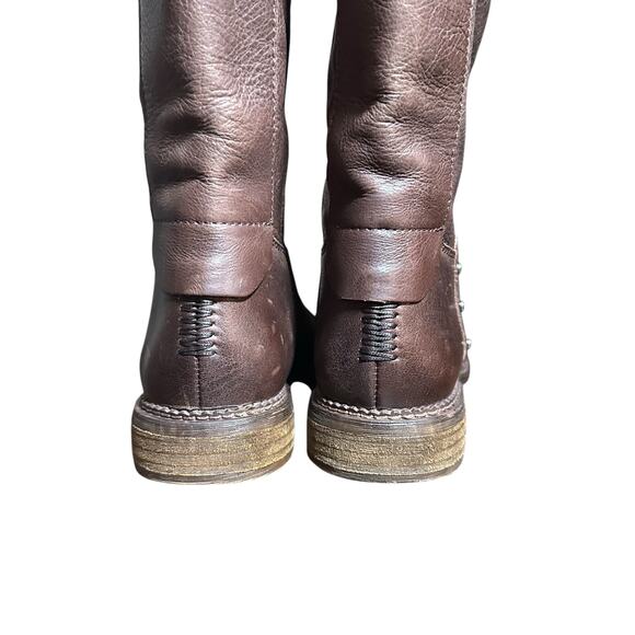 Franco Sarto Haleen Brown Leather Wide Calf Over-the-Knee Size 7.5M WC - Picture 11 of 14